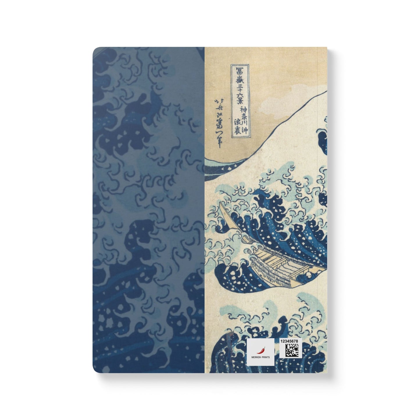 Libreta A5 120 páginas - La Gran Ola - Merken Prints
