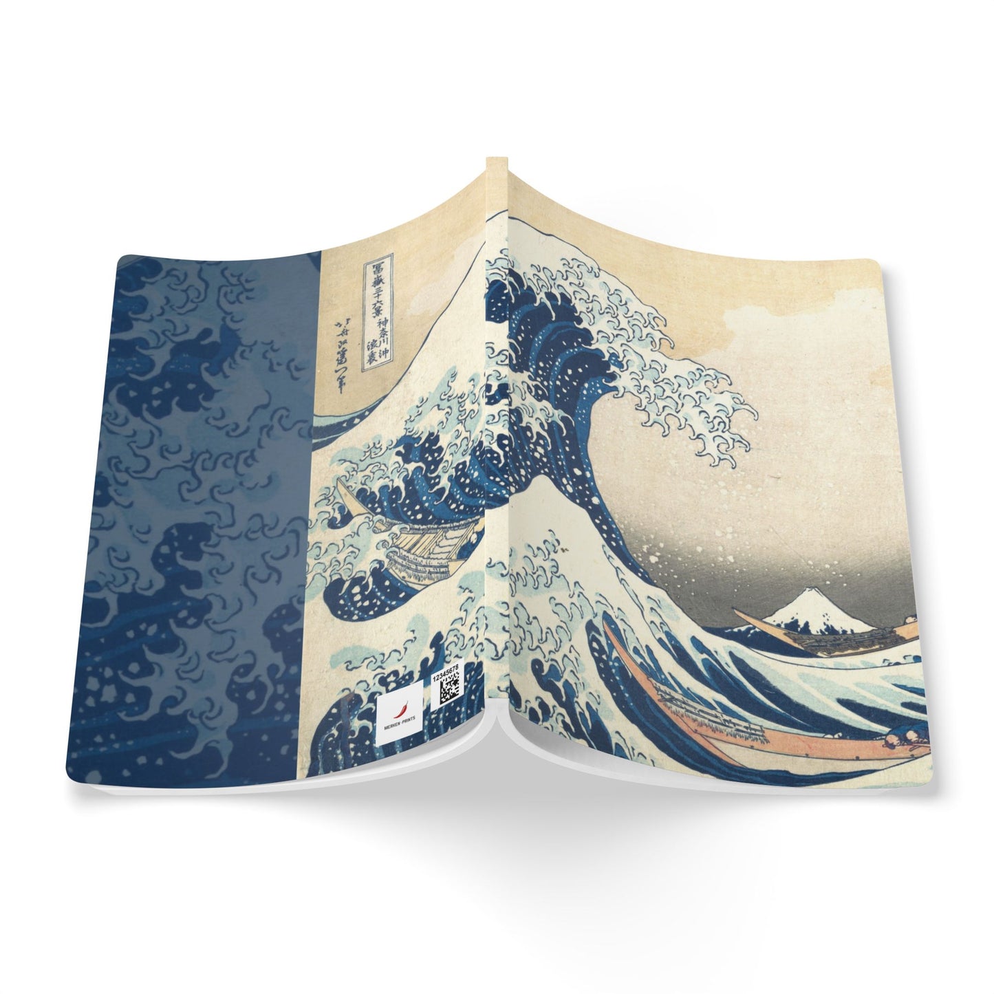 Libreta A5 120 páginas - La Gran Ola - Merken Prints