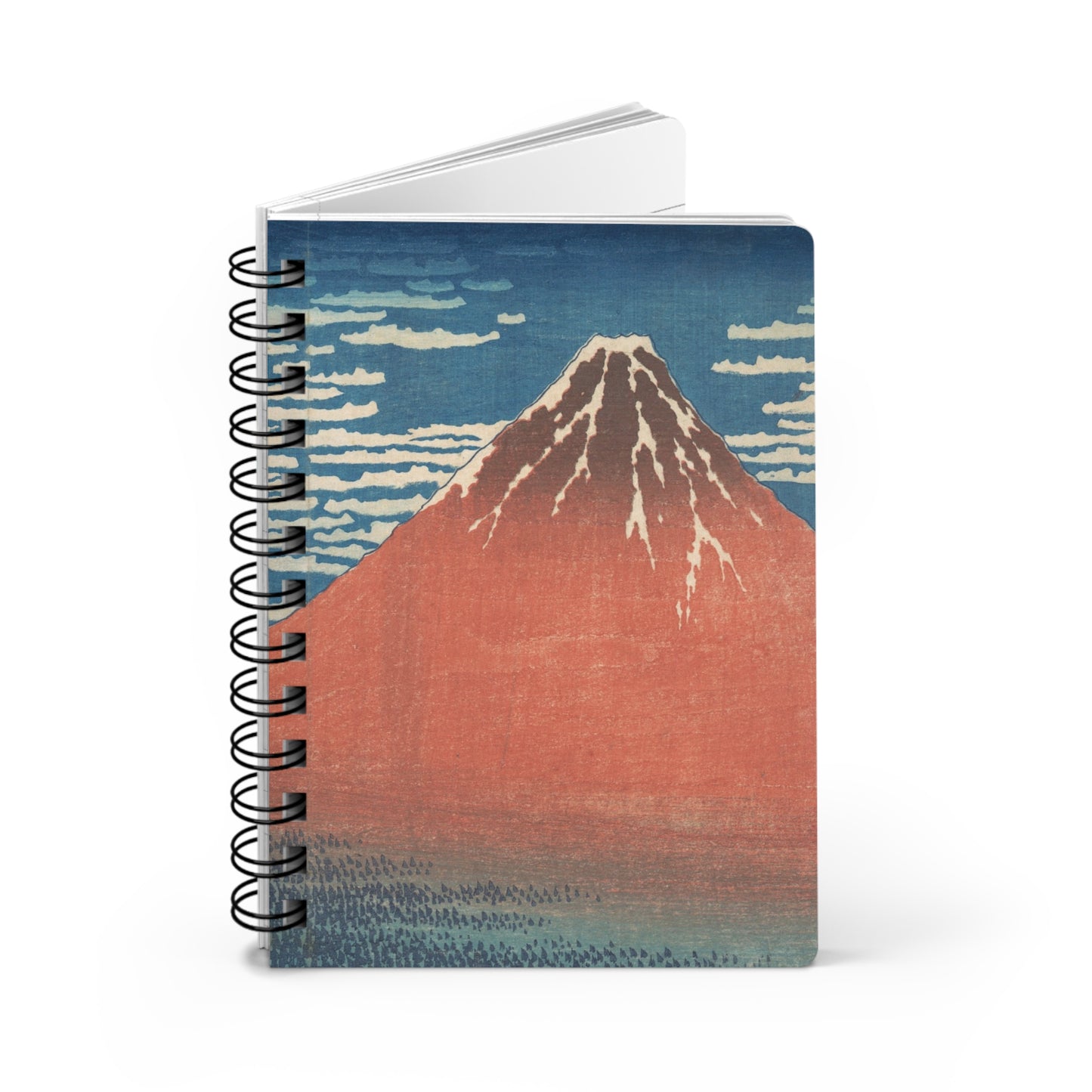 Libreta A5 120 páginas - Fuji Rojo - Merken Prints
