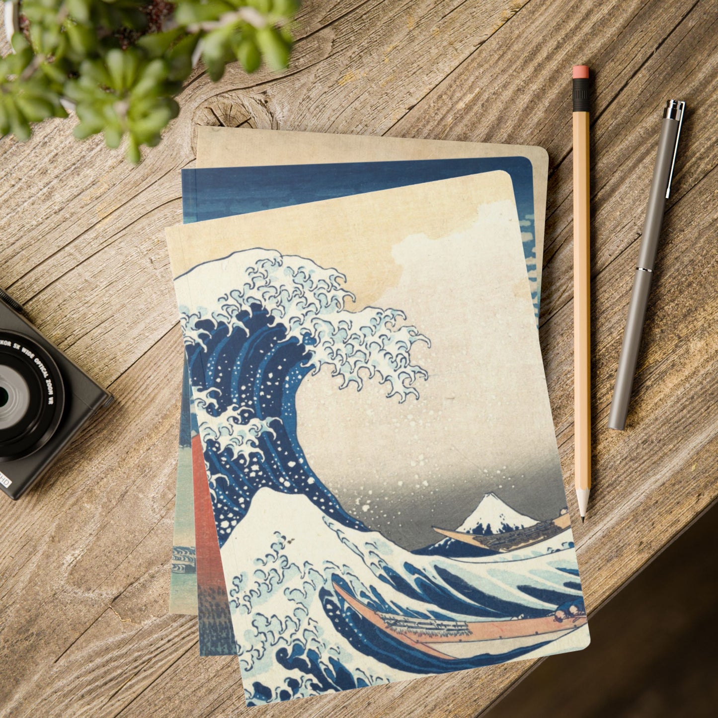 Pack de 3 Libretas A5 120 páginas - Prints Japoneses - Merken Prints