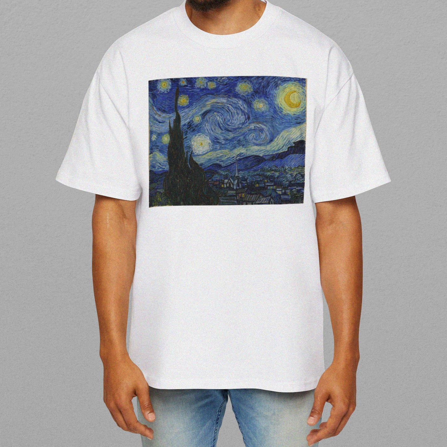 Polera Unisex Algodón - Noche Estrellada Van Gogh - Merken Prints