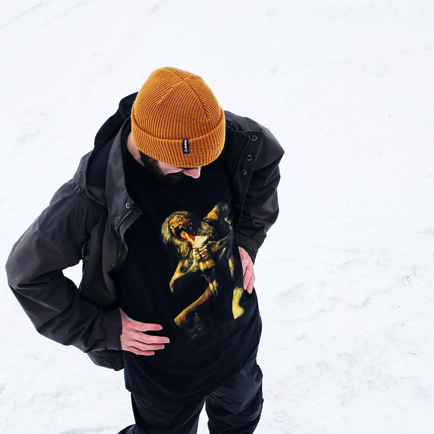 Polera Unisex Algodón - Saturno Goya - Merken Prints