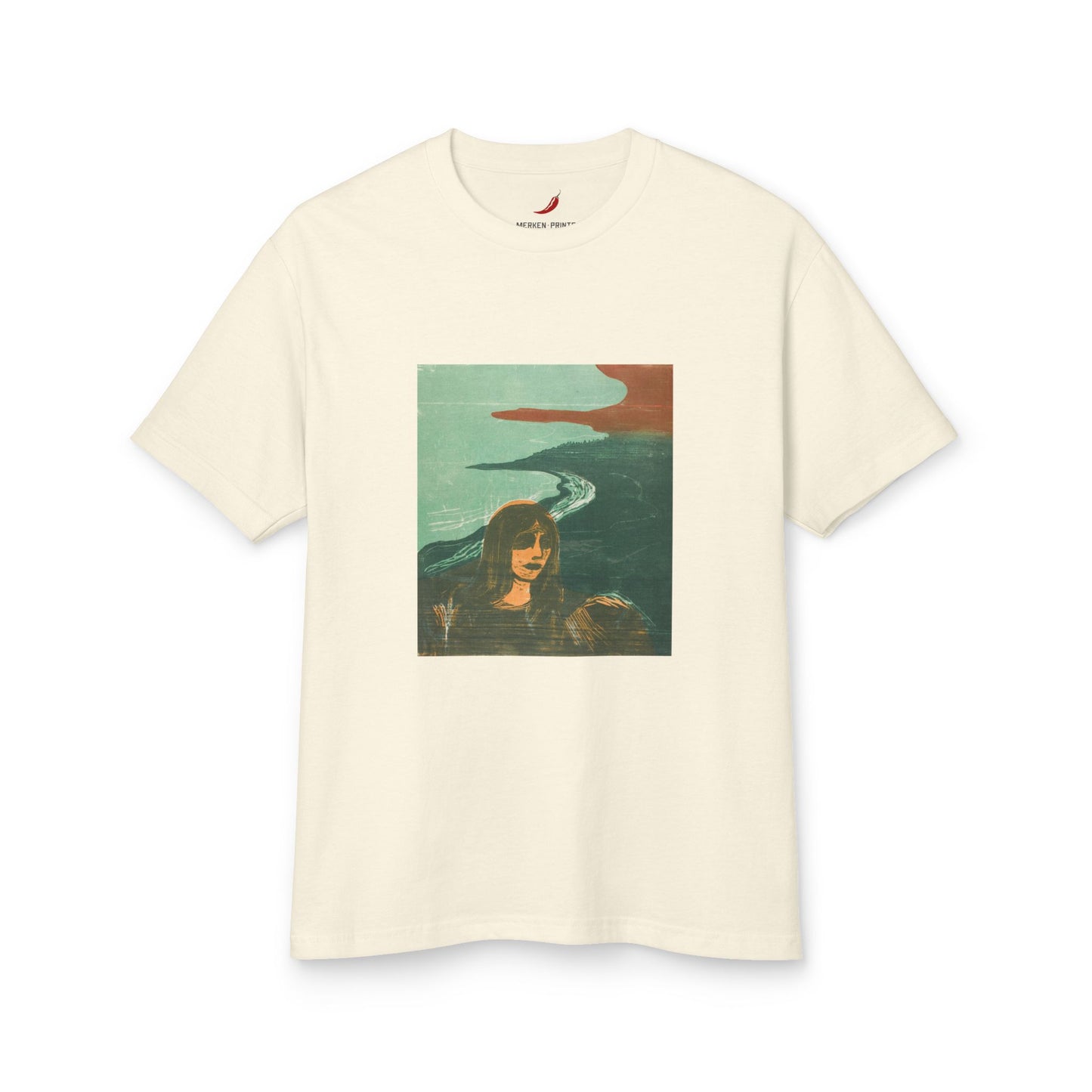 Polera - Mujer en la Costa Edvard Munch