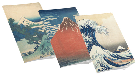 Pack de 3 Libretas A5 120 páginas - Prints Japoneses