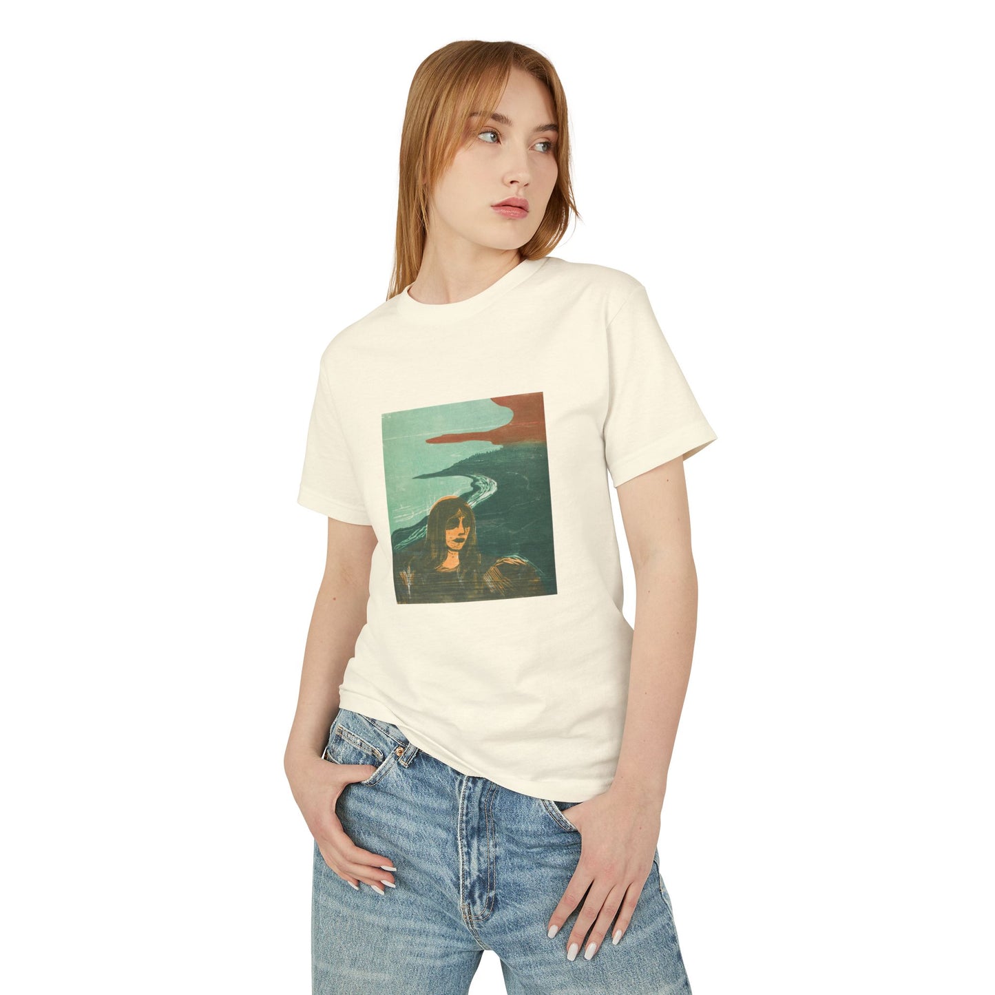 Polera - Mujer en la Costa Edvard Munch