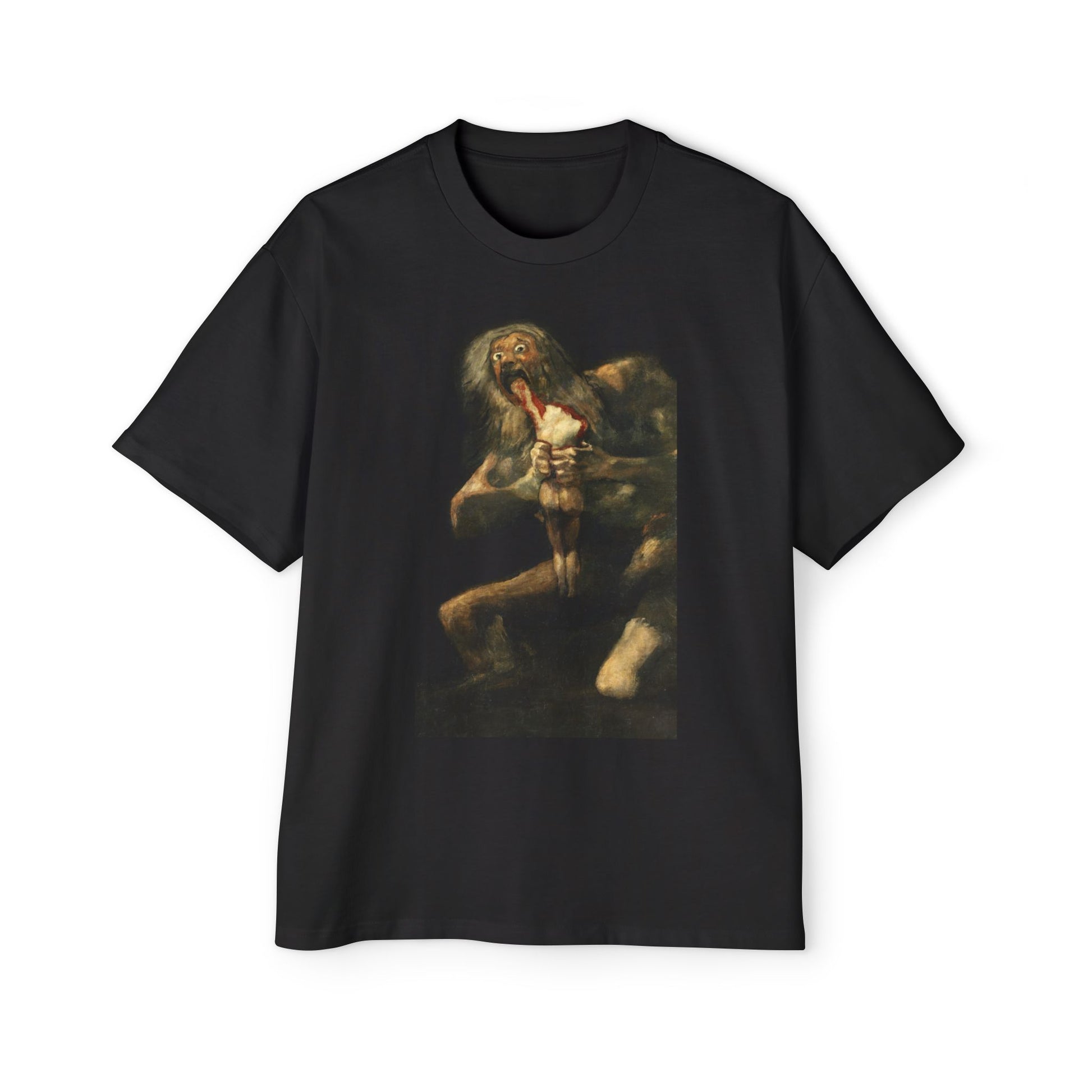 Polera Unisex Algodón - Saturno Goya - Merken Prints 